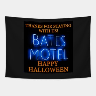 Bates Motel Halloween card Tapestry