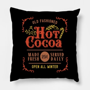 Hot Cocoa - Xmas Christmas Winter Pillow