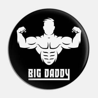 Big Daddy (Super Dad / Father / White) Pin