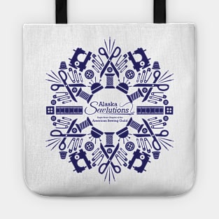 Alaska Sewlutions Snowflake Navy Tote