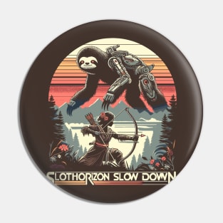 Slothorizon Slow Down Pin