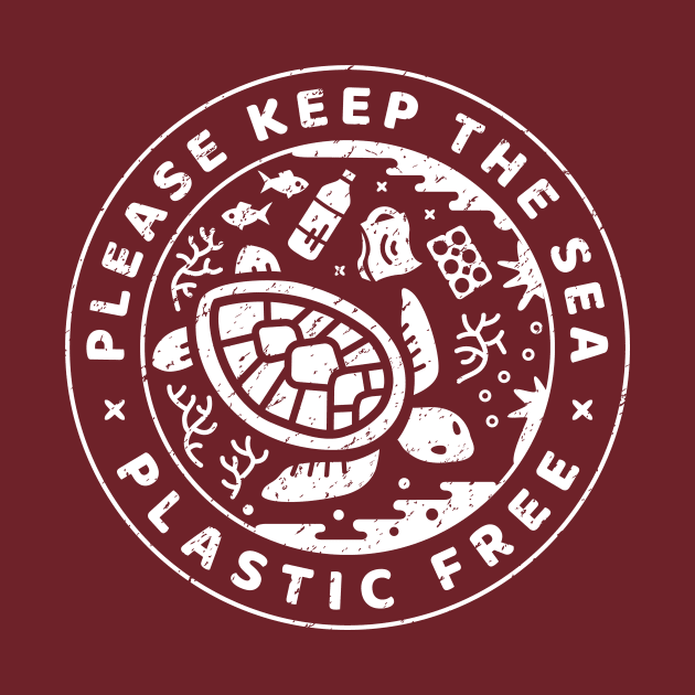 Please Keep The Sea Plastic Free by bangtees