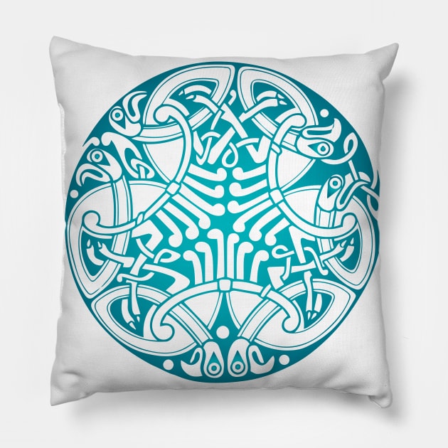 Celtic birds. Book of Kells Pillow by GTC_Design