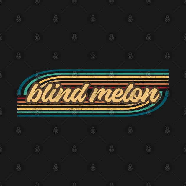 blind melon retro stripes by paintallday