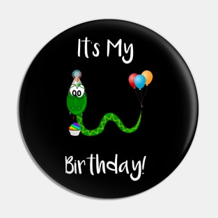 It's My Birthday Snake Pin