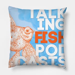 Talking Fish Logo Too Pillow