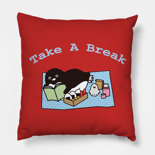 Take a beak penguin lovers Pillow by JHFANART