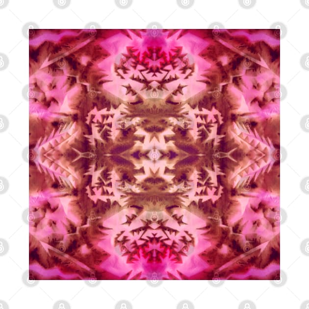 Solar Print Pattern 3 in Pink by Heatherian