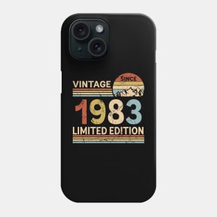 Vintage Since 1983 Limited Edition 40th Birthday Gift Vintage Men's Phone Case
