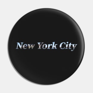 New York City Text 2 Pin