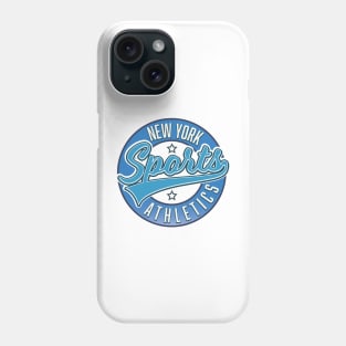 new york sports blue athletic logo Phone Case