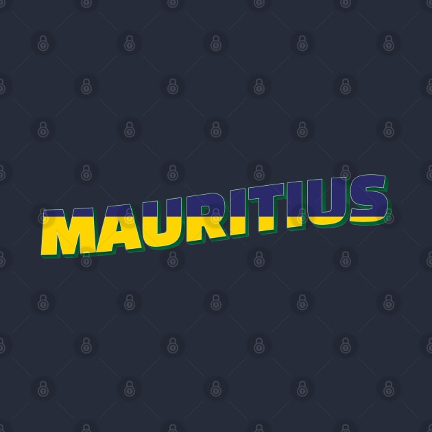 Mauritius Vintage style retro souvenir by DesignerPropo