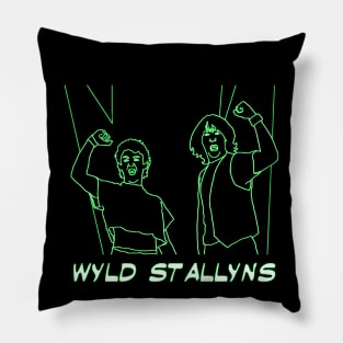 Neon Wyld Stallyns Bill and Ted movie band Pillow