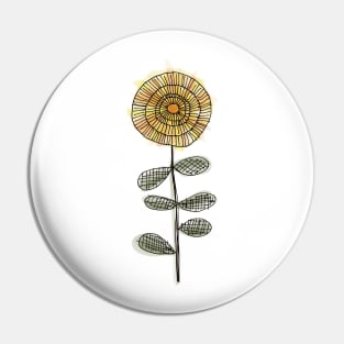 Post modern flowers Pin