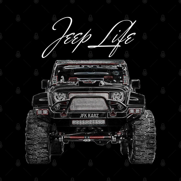 Jeep Life Wrangler Sport Front View 2017 by JFK KARZ