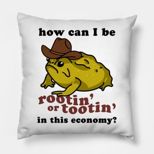 Rootin' Tootin' Toad Pillow