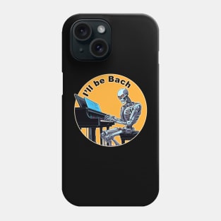 Terminator Plays Bach Science Fiction Classical Music Phone Case