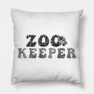 Zookeeper Animal Gift Leopard Pattern Pillow