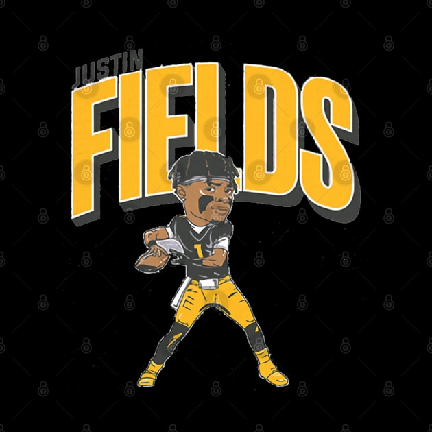 Justin Fields Pittsburgh Caricature by artbygonzalez