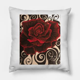 Cola Rose Pillow