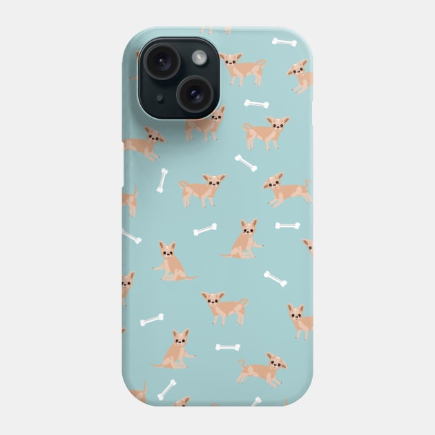 Chihuahua Pattern Phone Case by mailboxdisco