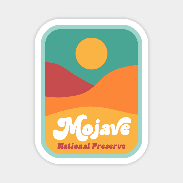 Mojave National Preserve Patch Camping Joshua Tree California Magnet by PodDesignShop