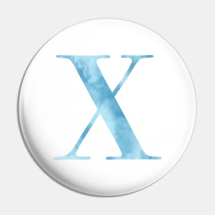 Clouds Blue Sky Initial Letter X Pin