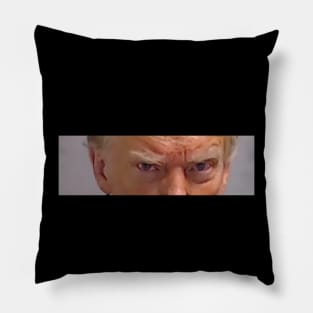 trump mugshot eyes Pillow