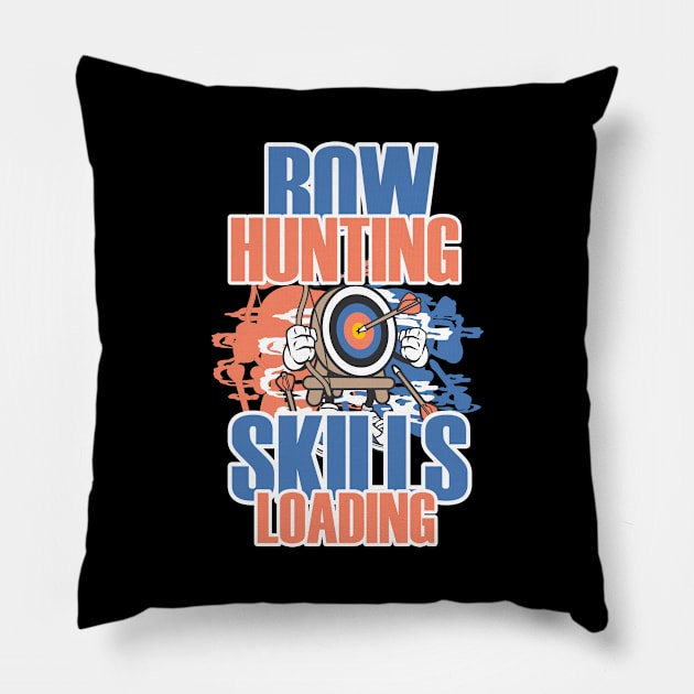 Archery target bow hunting Pillow by ShirtyLife