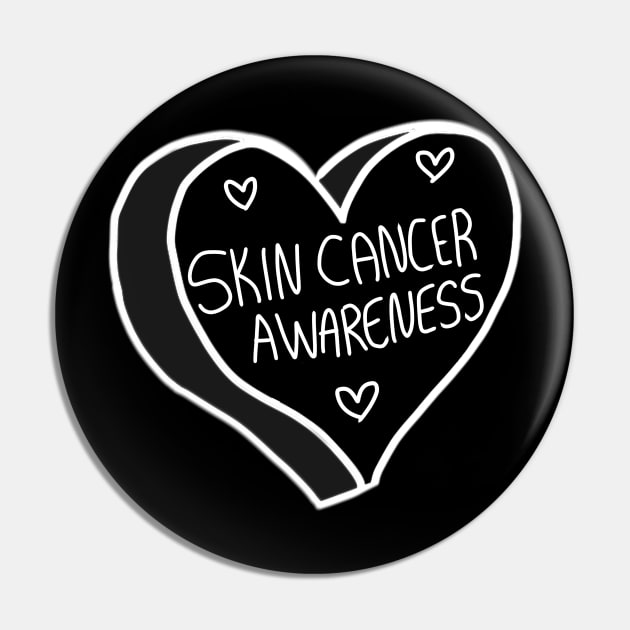 Skin Cancer Awareness Pin by ROLLIE MC SCROLLIE