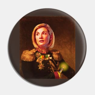 Doctor Who 13th Doctor Vintage Portrait (Jodie Whitakker) Pin