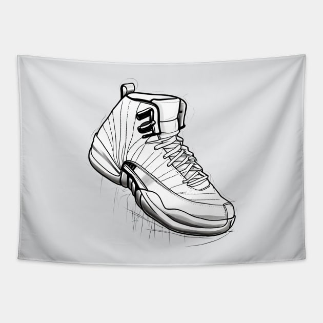 AJ 12 Tapestry by Buff Geeks Art