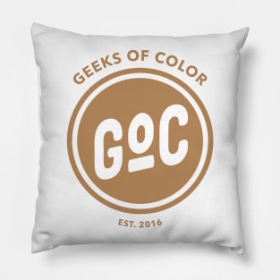 Caramel Geek of Color Pillow