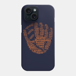 Mets Greats Glove (Orange) Phone Case