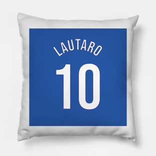 Lautaro 10 Home Kit - 22/23 Season Pillow