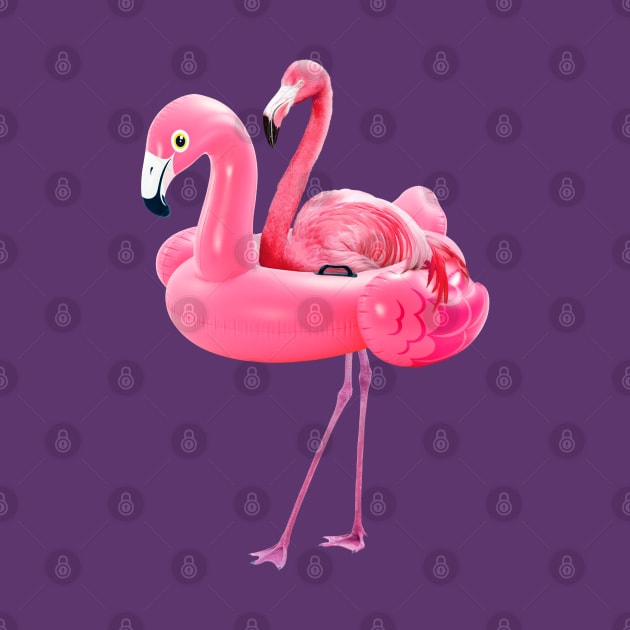 Flamingo on resort by brain360