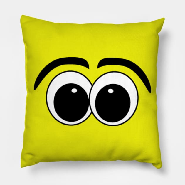 Big Eyes Pillow by werdanepo