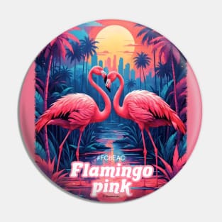 Flamingo Pink Pin