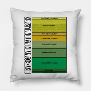 Bryce Canyon National Park Strat Column Pillow