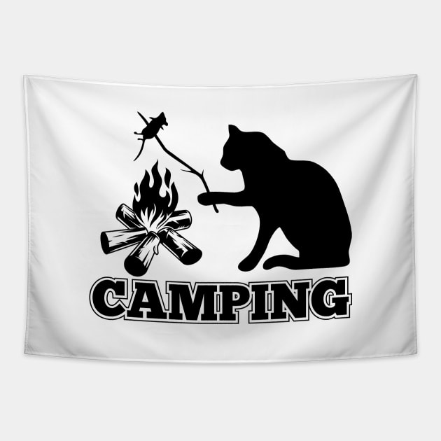 Camping and humor Tapestry by My Happy-Design