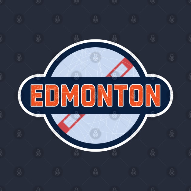 Edmonton Oilers Hockey by Fourteen21 Designs