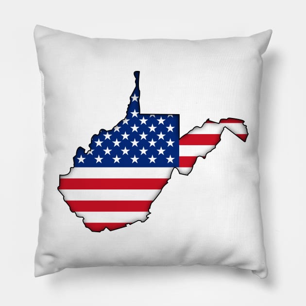 West Virginia USA Pillow by somekindofguru