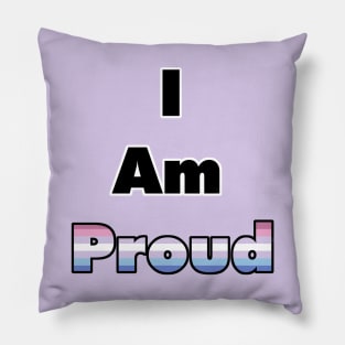 I am proud (bigender) Pillow