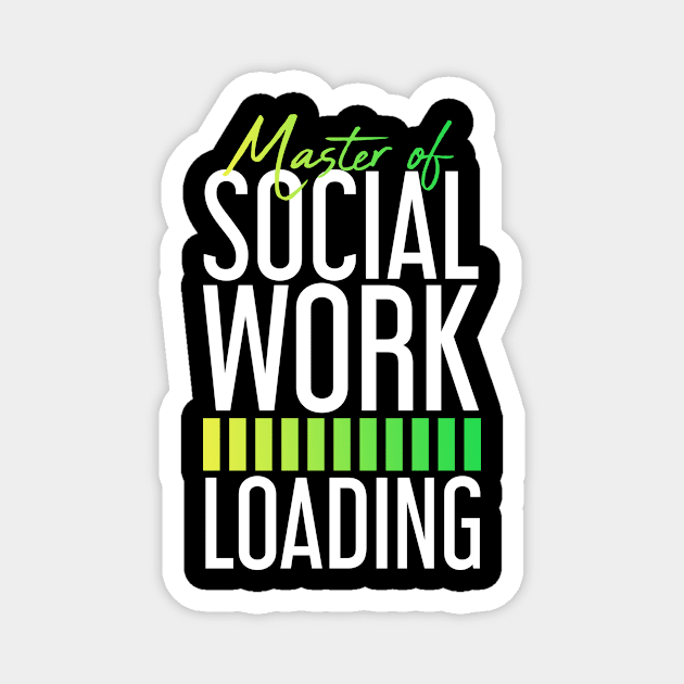 Social Worker Loading Social Work Magnet by TheBestHumorApparel