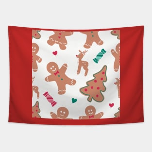 Gingerbread Cheer Tapestry