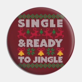 Single & Ready to Jingle Sweater Pin