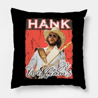 Hank Williams Jr On Guitar yellow color Pillow