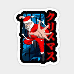 Cool Anime Santa Claus Christmas Eve Holiday Funny Magnet