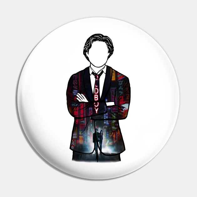 Park Chan Wook (Oldboy)  Portrait Pin by Youre-So-Punny