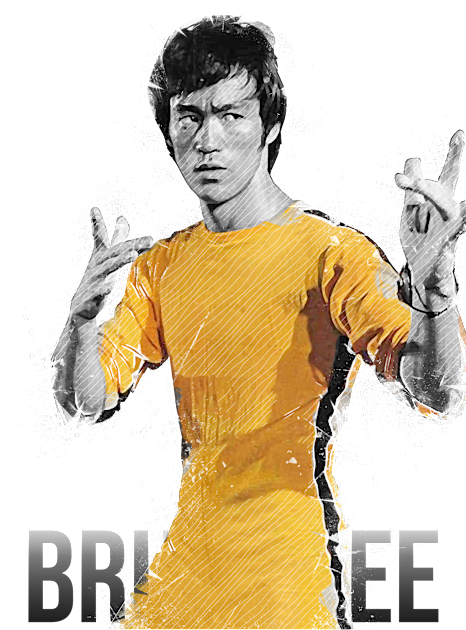 Bruce Lee Kids T-Shirt by Creativedy Stuff